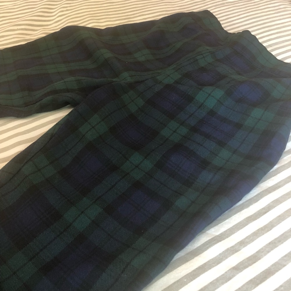 Boohoo plaid trousers pants